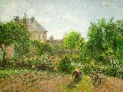 Camille Pissaro The Artist's Garden at Eragny France oil painting reproduction